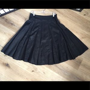 Zara, 100% Ramie knee-length “flare” skirt
